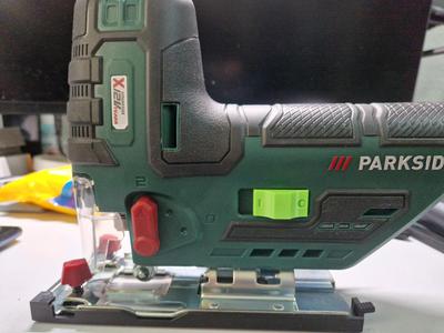 Ergonomic Power Button Parkside 12V Jigsaw