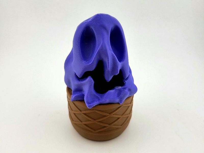 kawaii cute ice cream monster