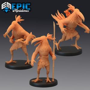 Bird Folk Toucan Set / Exotic Birdfolk Race / Jungle Hunter