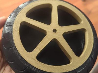 Fat RIM for the Tire shaped key and coins holder