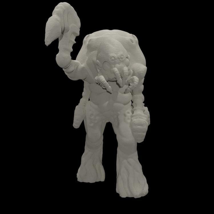 Biomorphic Monstrosity (28mm/Heroic scale)