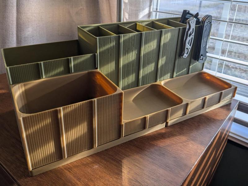 Gridfinity EDC Organizer and Display- Large,Fancy