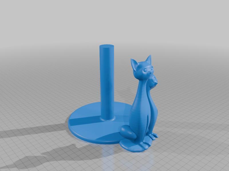 Cat Paper Towel Holder