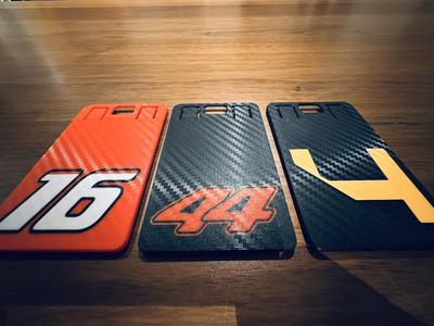 ID Card Holder - F1 Ferrari Hamilton / Leclerc