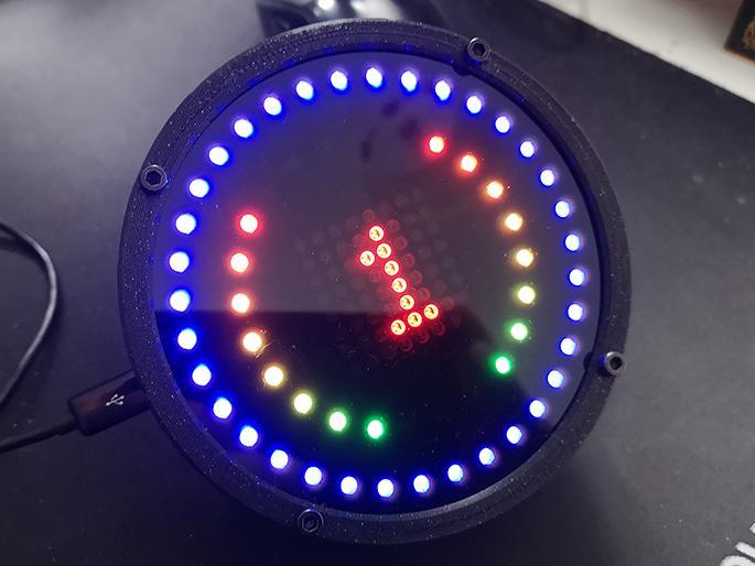 Sim Racing Round Revmeter with gear indicator