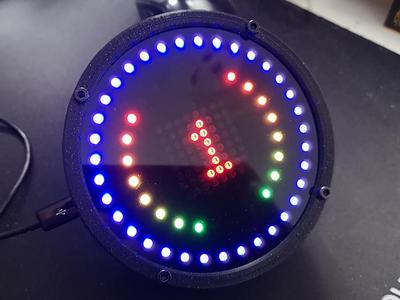 Sim Racing Round Revmeter with gear indicator