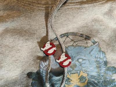 Ghostbusters Hoodie Drawstring Beads