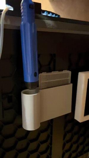 Deburring Tool Stand for rear honeycomb Creality K1 / K1C