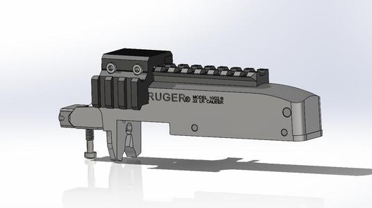Offset Picatinny Mount For 10/22
