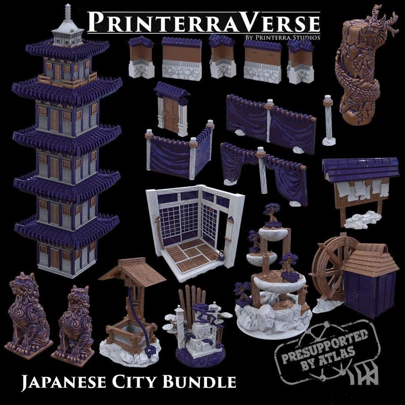 003 JAPAN Mythical Building Terrain City