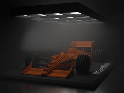 Mclaren MP4/4 Layered Sculpture