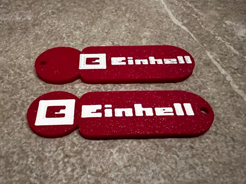 Einhell Keychain and Shopping Cart Chip