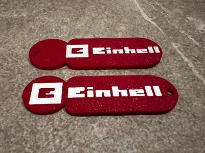 Einhell Keychain and Shopping Cart Chip