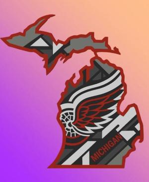 Detroit Red Wings Custom FanArt 1
