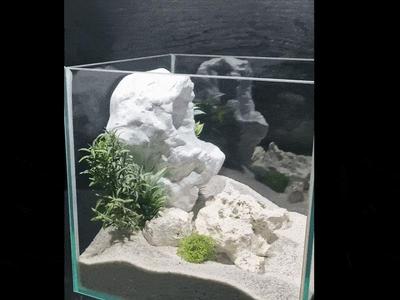 Hanging Rock Aquarium & Terrarium Cave | Vertical Rock type Fish Hideout | Reptile Natural Shelter