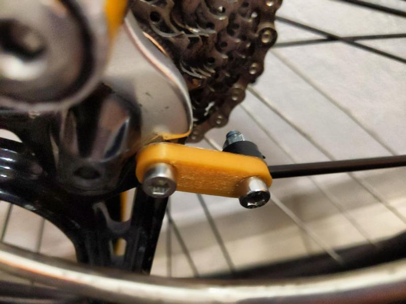 Customizable bicycle mudguard mount extender