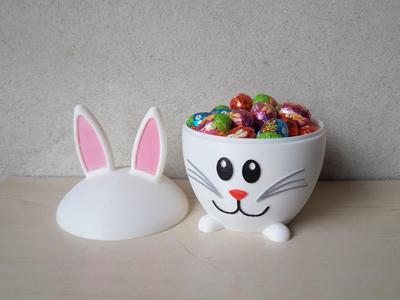 Easter bunny bowl
