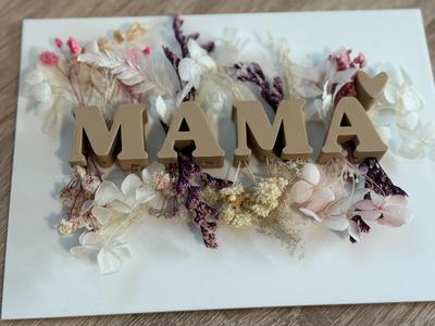 Mama Flower Picture 13x18cm