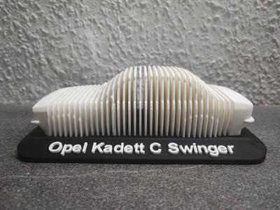 Opel Kadett C Swinger Layered Sculpture