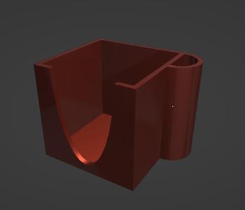Notepad holder with penholder