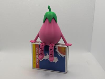 Sitting Eggplant – Flexi Figure