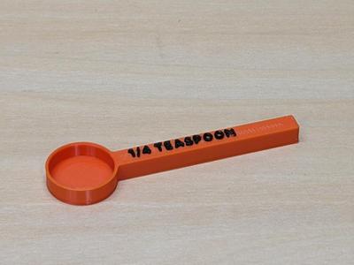 1/4th Teaspoon Measuring Spoon