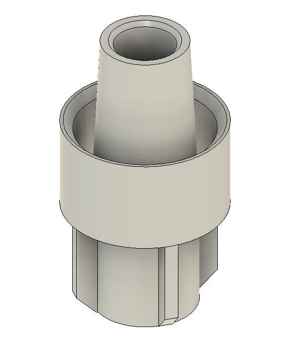 Bass Clarinet to Baritone Saxophone mouthpiece adapter