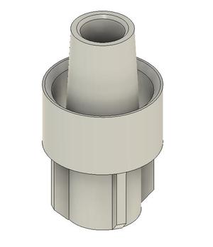 Bass Clarinet to Baritone Saxophone mouthpiece adapter