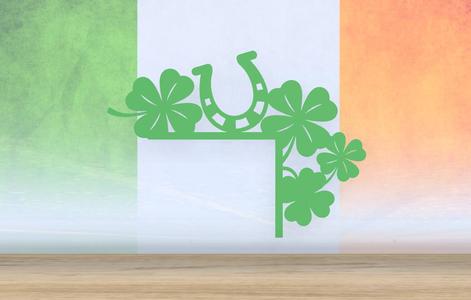 Saint Patrick's Day - Horseshoe  - Door Corner