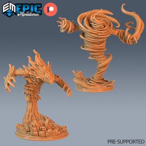 Air & Water Elemental Prime Team / Ancient Giant Tornado & Wave / Wind & Aqua Element Primordial