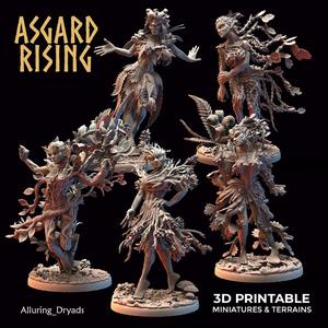 Alluring Dryads /EasyToPrint/ /Pre-supported/