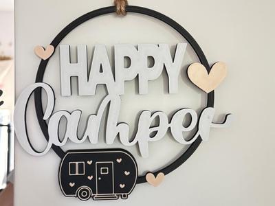 Wreath Happy Camper