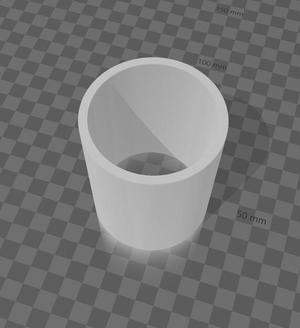 Thin drink spacer