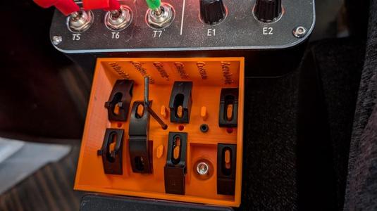 Virpil VPC CM3 Throttle Organized Detent Storage Box