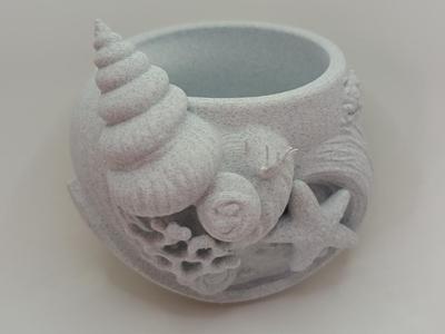 Maritime Shell Pot – Decorative Pot Planter