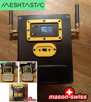 Backplate for Heltec lora 32 for the Meshtastic Lora APRS Case