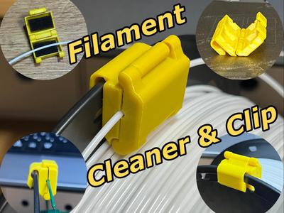 Filament Cleaner & Clip