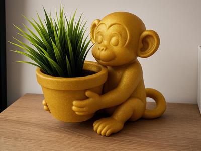 Monkey Vase - Planter