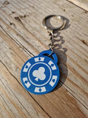 Poker Chip Keyring (AMS Ready)