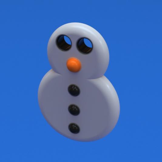 Snowman Keychain☃️