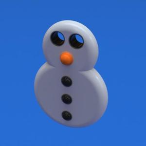 Snowman Keychain☃️