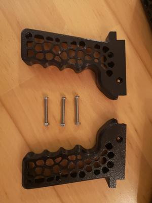 Ergonomic Front grip paintball gotcha woodland milsim magfed
