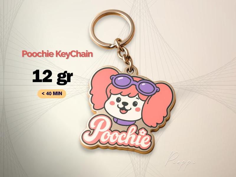 Poochie: The 80s Icon Keychain