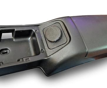 Miata NA center console cover plate for rotary encoder
