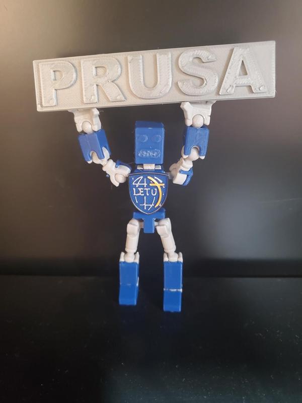 Lucky13 Robot with School Logo (LeTourneau)