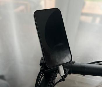 Phone or Tablet Stand for Alesis Turbo Drum Kit with cutout for charging / audio cable