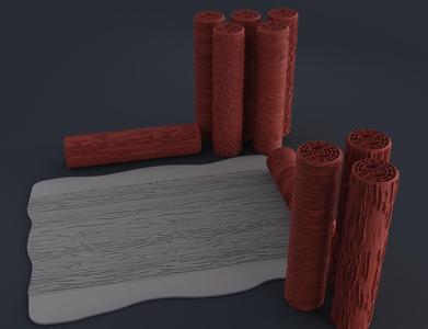 DnD Texture Rollers – Wood and tree bark