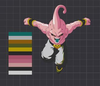 Kid Boo Dragon Ball Z Sticker