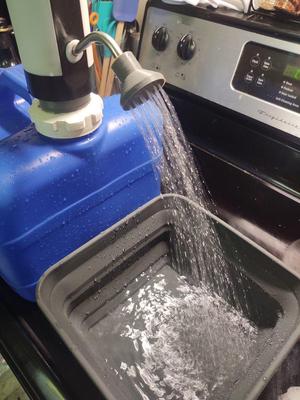 Water Dispenser Pump Sprayer Nozzle w/ TPU insert (for portable camping / overlanding faucet)
