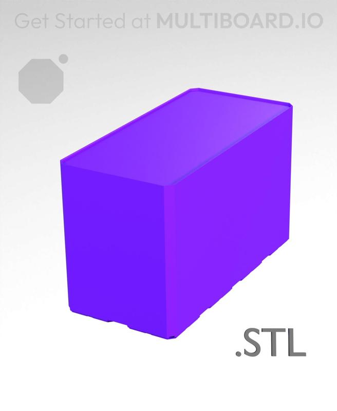 2x4x2·5 - Multibin Insert - STL Remixing File